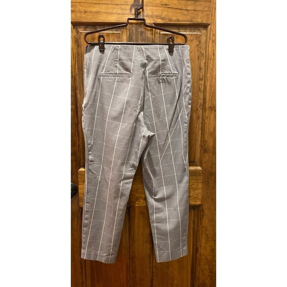A New Day Pants Size 14 Cropped Black & White Striped Side Zipper Elastic Waist - Picture 12 of 12
